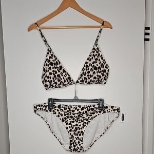 Old Navy Animal Print Bikini Set